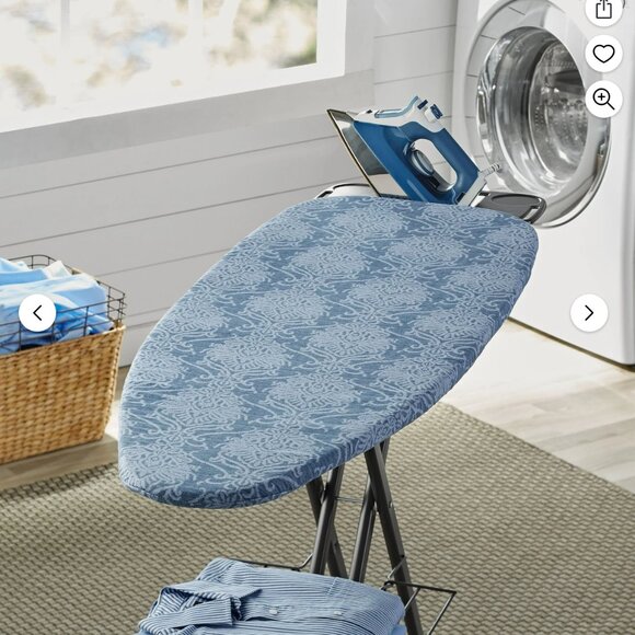 Better Homes & Gardens Gray Wide Top Freestanding Ironing Board